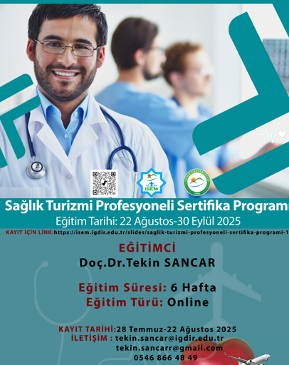 Sağlık Turizmi Profesyoneli Sertifika Programı